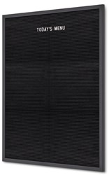 Letterbord IEZZY 60x80cm zwart hout 1 Stuk