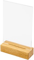 Houten Menuhouder T Tafeldisplay A6 Portret 1 Stuk