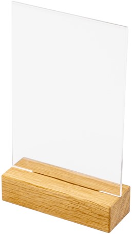 Houten Menuhouder T Tafeldisplay A6 Portret 1 Stuk