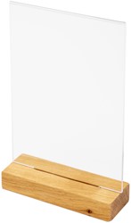 Menukaarthouder IEZZY T tafeldisplay A5 hout 1 Stuk