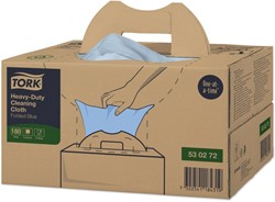 Reinigingsdoek Tork W7 dispenserdoos blauw 530272 180 Vel