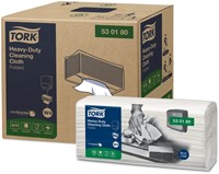 Reinigingsdoek Tork W4 gevouwen wit 530180 4 pak-3