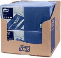 Lunchservet Tork Advanced achtstevouw donkerblauw 200 Vel-1