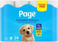 Toiletpapier Page Compleet Schoon 2-laags 140v 24r 24 Rol