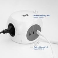 Stekkerblok ACT 3vdig incl 2x USB C/A wt/gs 1 Stuk-3