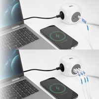 Stekkerblok ACT 3vdig incl 2x USB C/A wt/gs 1 Stuk-12