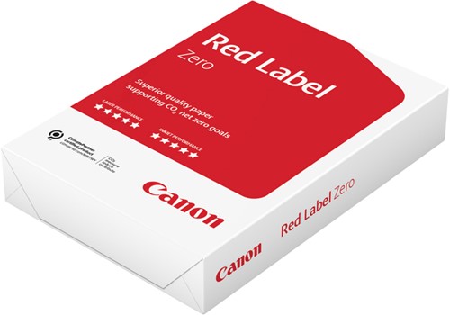 Kopieerpapier Red Label Zero A4 80 gr wit 500 Vel