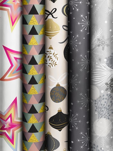 Consumentenrol Dazzling Yule 200x70cm 1 Rol