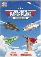Fold your own Paper Planes block 24 sheet 25x18cm 1 Stuk