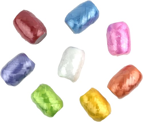 Polyband assorti bright 20mx5mm 50 Stuk