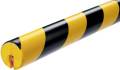 Beschermingsprofiel Durable E8R hoek 1m geel zwart 1 Stuk