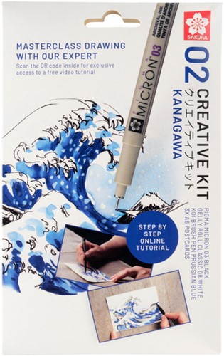 Tekenset Sakura Creative Kit Kanagawa 6 Stuk