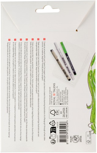 Tekenset Sakura Creative Kit Manga 6 Stuk-1