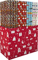 Inpakpapier Sint 46.5x250cm assorti 1 Stuk
