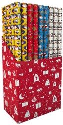 Inpakpapier Sint 200x70cm assorti 1 Stuk