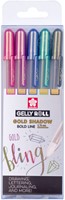 Gelschrijver Sakura Gelly Roll Gold Shadow 5 Stuk-2