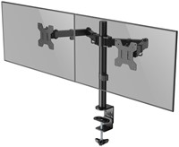 Monitorarm Quantore 2 schermen 17-27 inch zwart 1 Stuk