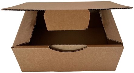Postdoos bruin B-golf formaat 430x300x120mm 1 Stuk