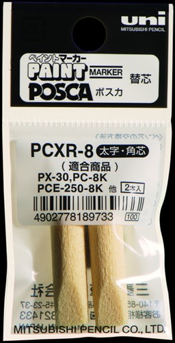 Reservepunt Posca PC8K B schuin 2 Stuk
