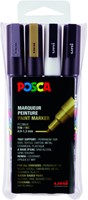 Paintmarker Uni POSCA PC3M F 4st assorti 4 Stuk
