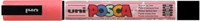 Paintmarker Uni POSCA PC3M F glitter rood 1 Stuk