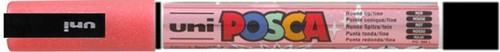 Verfstift Posca PC3M F glitter rood 1 Stuk