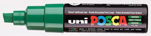 Verfstift Posca PC8K B schuin donkergroen 1 Stuk