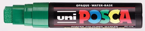 Verfstift Posca PC17K EB rechthoek donkergroen 1 Stuk