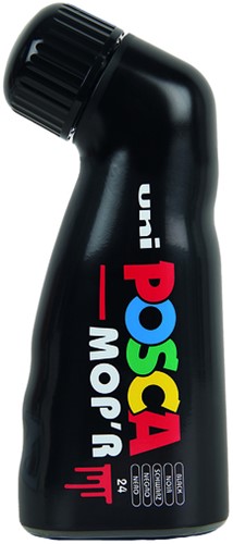 Verfstift Posca PCM22 Mop'r zwart 1 Stuk