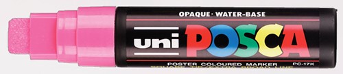 Verfstift Posca PC17K EB rechthoek roze 1 Stuk