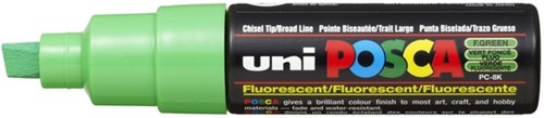Paintmarker Uni POSCA PC8K B schuin fluor groen 1 Stuk