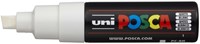Paintmarker Uni POSCA PC8K B schuin wit 1 Stuk