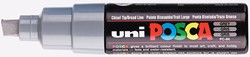Paintmarker Uni POSCA PC8K B schuin grijs 1 Stuk
