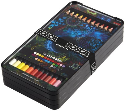 Kleurpotlood Posca  36st assorti 36 Stuk