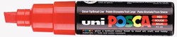 Paintmarker Uni POSCA PC8K B schuin rood 1 Stuk
