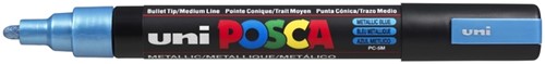 Verfstift Posca PC5M M metallic blauw 1 Stuk