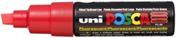 Paintmarker Uni POSCA PC8K B schuin fluor rood 1 Stuk