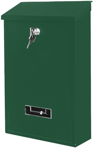 Brievenbus BRASQ PB100 Basic wand groen 1 Stuk