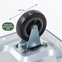 Transportkar BRASQ zonder duwbeugel 300kg 1 Stuk-1