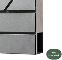 Brievenbus BRASQ PB200 Deluxe wand RVS 1 Stuk-3