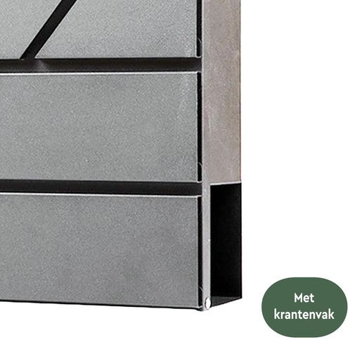 Brievenbus BRASQ PB200 Deluxe wand RVS 1 Stuk-3