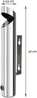 Asbak BRASQ wand AT200 RVS 1 Stuk-2