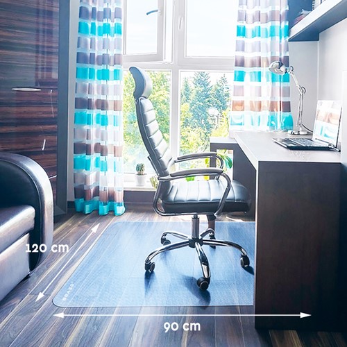 Stoelmat BRASQ PVC 90x120 voor harde vloer 1 Stuk-3