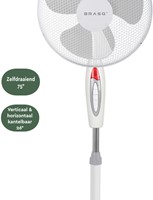 Statiefventilator BRASQ F300 Ø 40cm wit 1 Stuk-1
