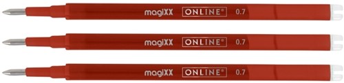 Gelschrijvervulling Online Magixx M 3st rood 3 Stuk-2