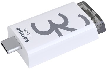 USB stick 3.2 Philips Click USB-C 32GB grijs 1 Stuk-2