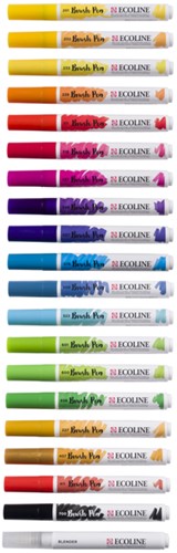 Brushpen Talens Ecoline set 20 stuks landschap 20 Stuk