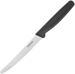 Tomatenmes Hygiplas gekarteld 10cm zwart 1 Stuk