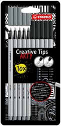 Creative Tips STABILO Arty ass tips 10st zw en gs 10 Stuk