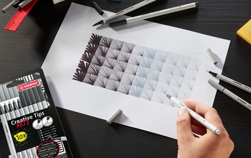 Creative Tips STABILO Arty ass tips 5st zwart 5 Stuk-2